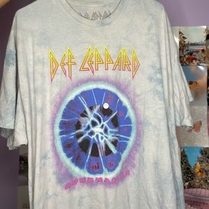 Urban outfitters Def Leppard oversized shirt